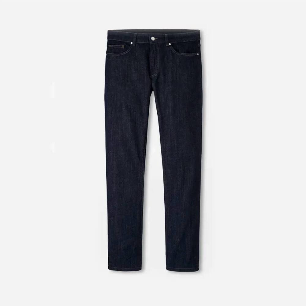 NEW PETER MILLAR vintage washed five-pocket pants - 32" in dark indigo - Picture 5 of 5